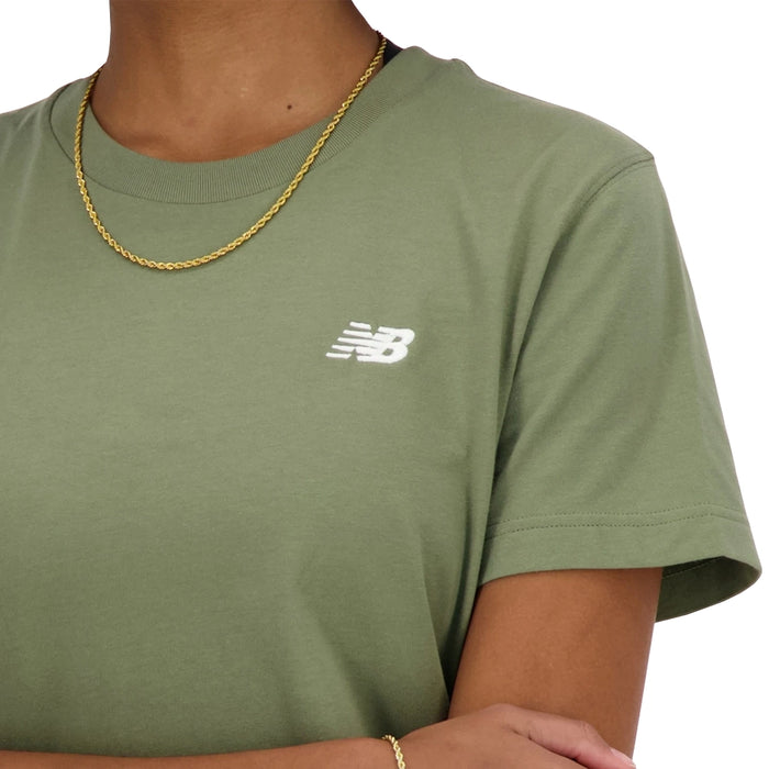 New Balance Blusa Essentials Mujer Oliva