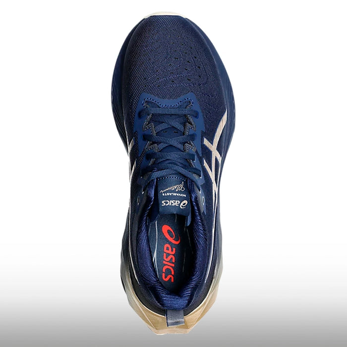 Asics Novablast 4 Platinum Hombre Azul