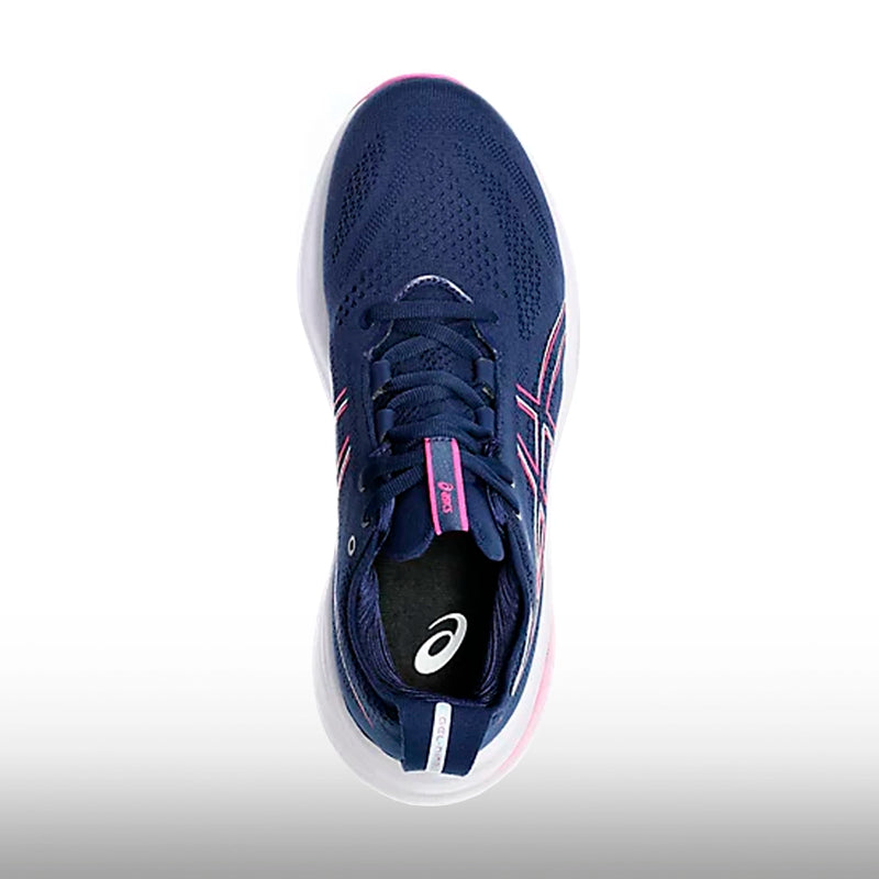 Asics Gel Nimbus 26 Mujer Blue Expanse Bold Magenta