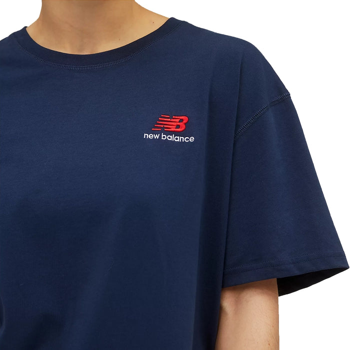 New Balance Camiseta Cotton Unisex Natural Indigo