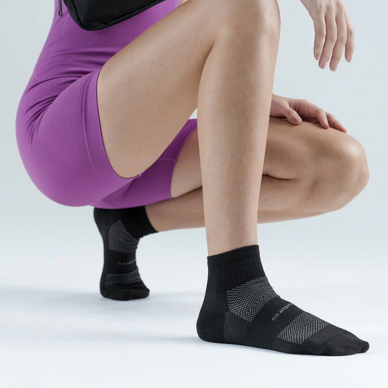 Feetures High Performance Ultra Light Quarter Black