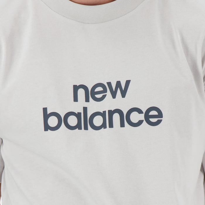 New Balance Camiseta Essentials Linear Hombre Blanco