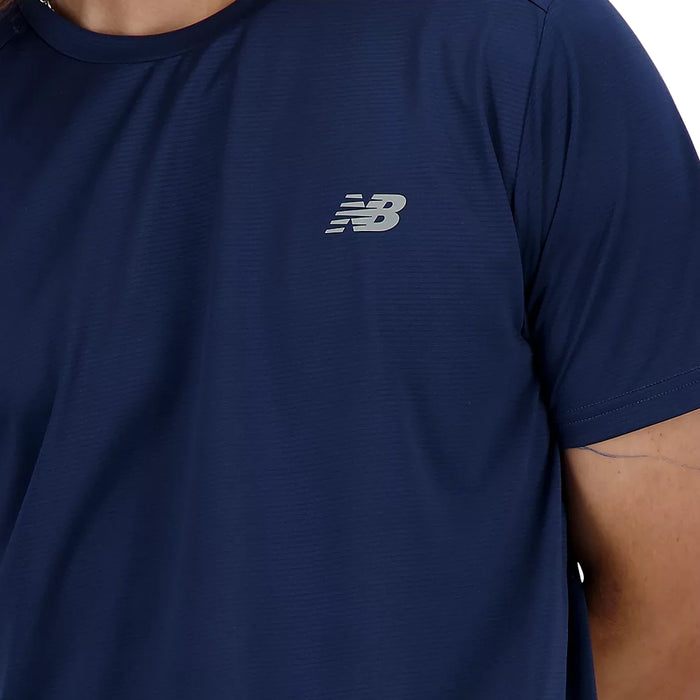 New Balance Camiseta Run Hombre Navy