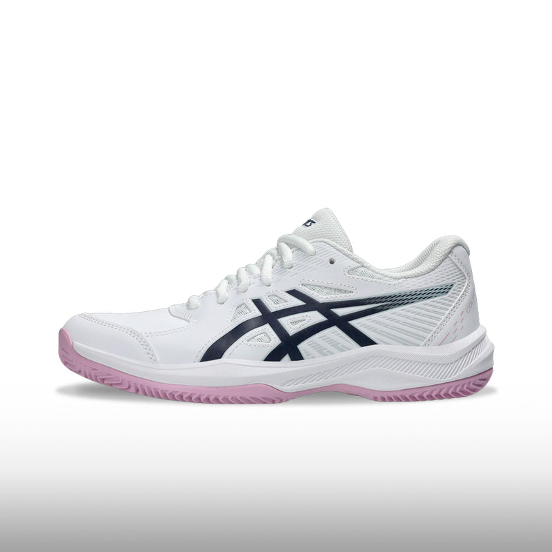 Asics Court Slide 4 Clay OC Mujer White Indigo Fog