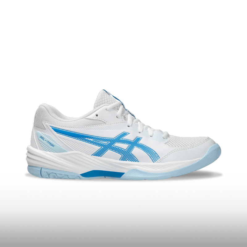 Asics Gel Task 4 Mujer White Blue Coast