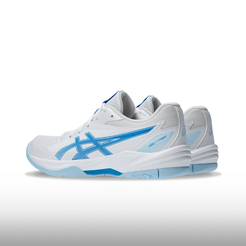 Asics Gel Task 4 Mujer White Blue Coast
