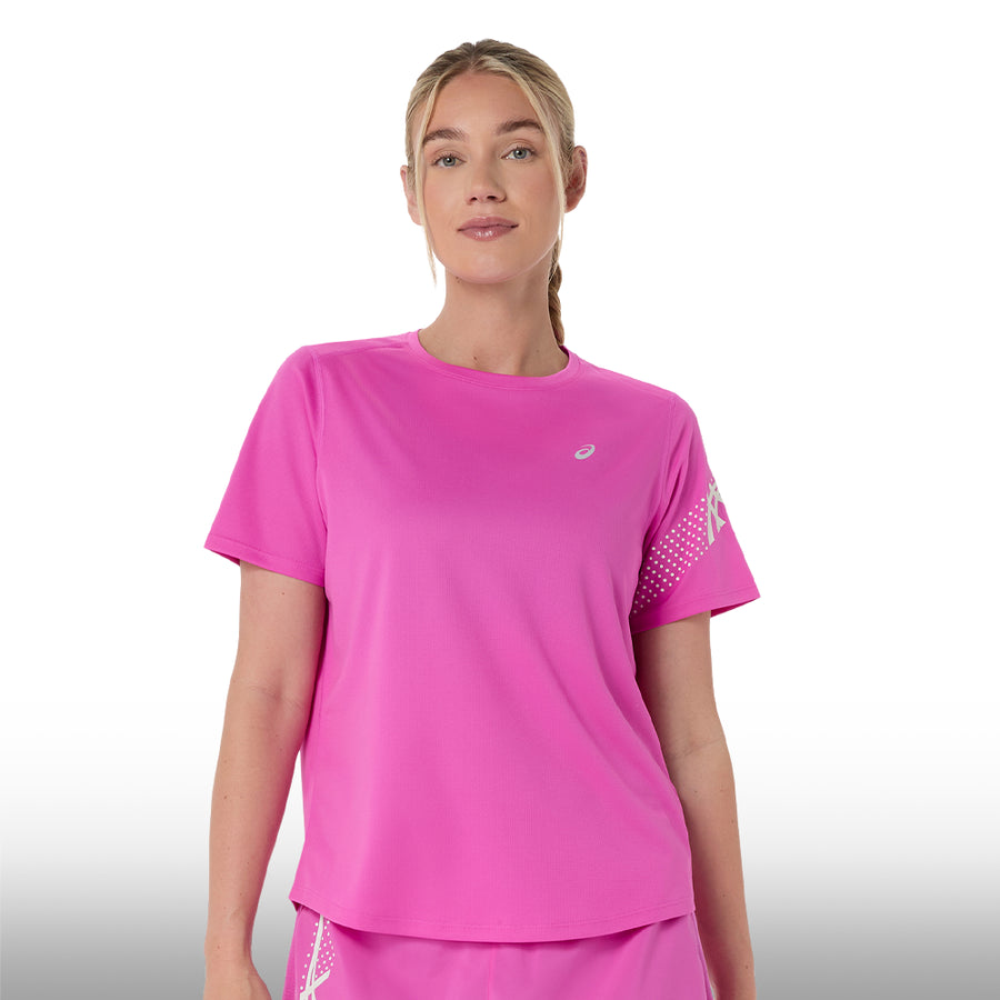Asics Blusa Icon SS Top Mujer Digital Sakura