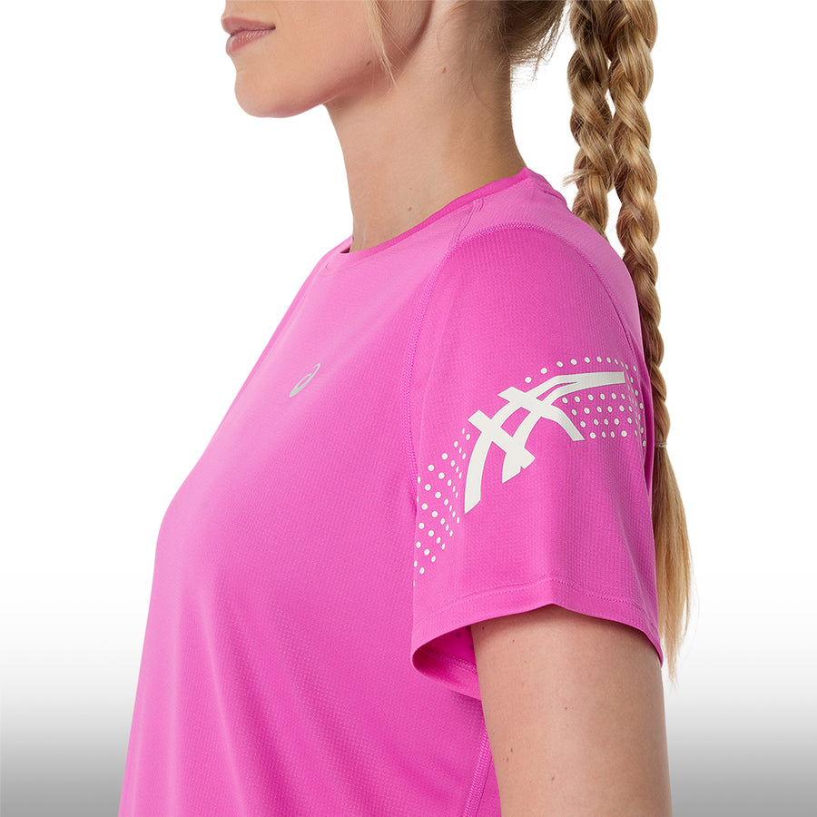 Asics Blusa Icon SS Top Mujer Digital Sakura