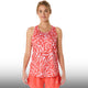 Asics Blusa Road All Over Print Mujer Coral Reef