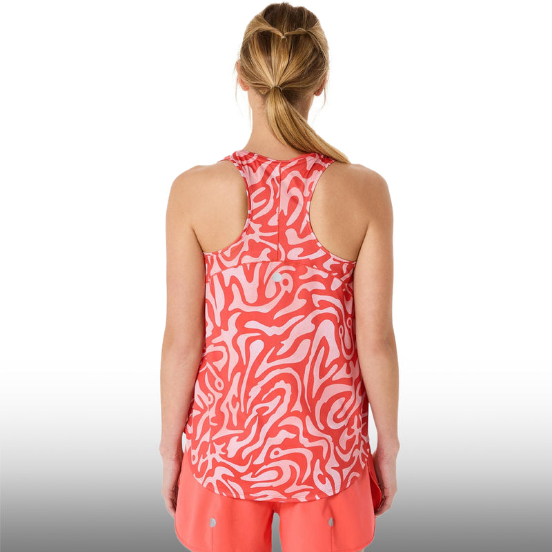 Asics Blusa Road All Over Print Coral Reef