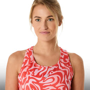 Asics Blusa Road All Over Print Coral Reef