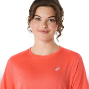 Asics Blusa Silver Mujer Coral Reef