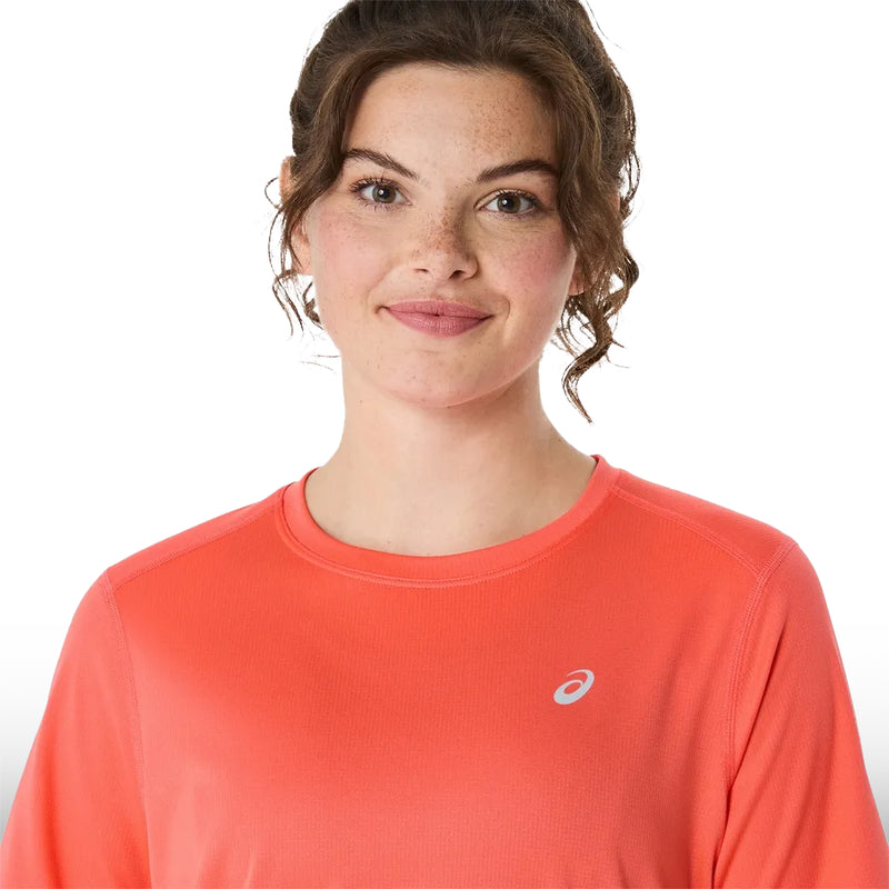 Asics Blusa Silver Mujer Coral Reef
