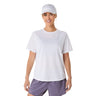 Asics Blusa Silver SS Mujer Brilliant White
