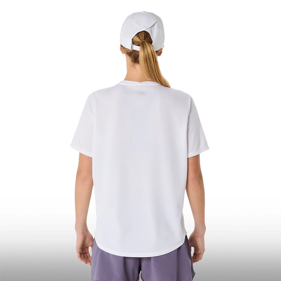 Asics Blusa Silver SS Mujer Brilliant White