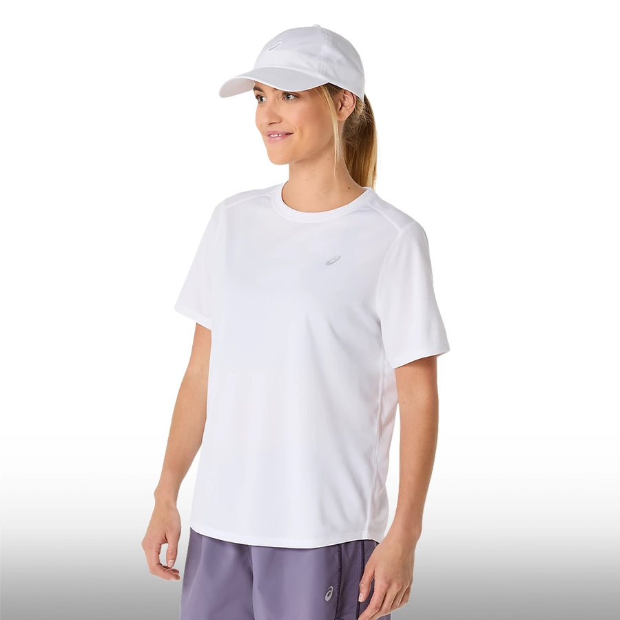 Asics Blusa Silver SS Mujer Brilliant White