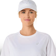 Asics Blusa Silver SS Mujer Brilliant White