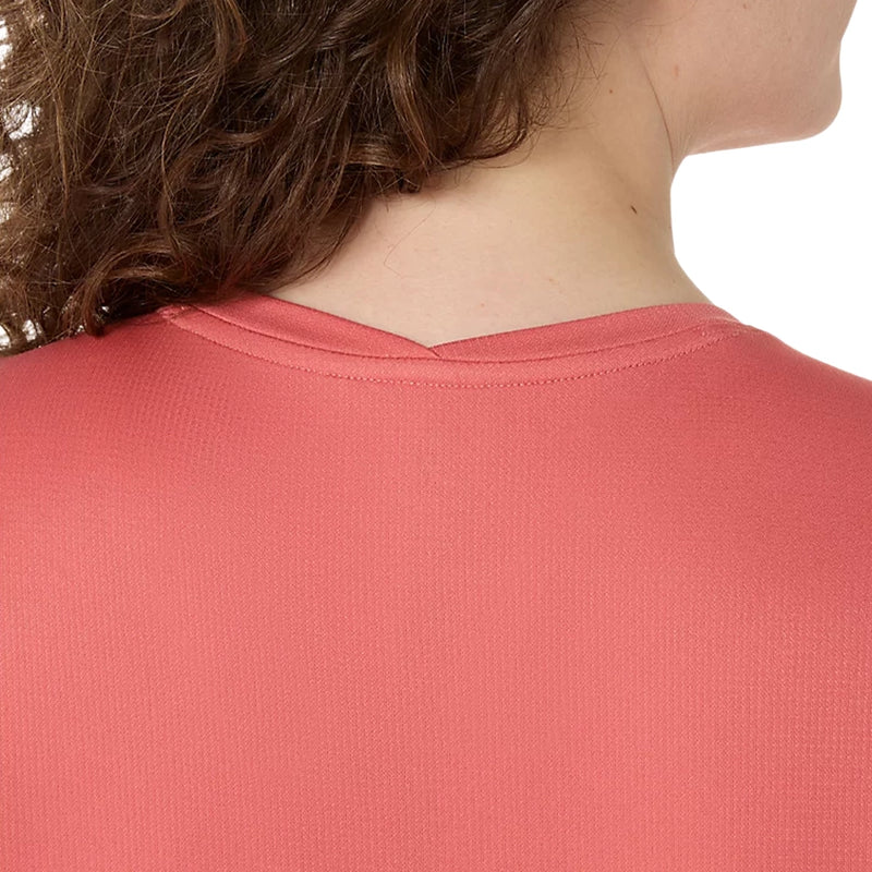 Asics Blusa Silver SS Mujer Dark Pink Clay
