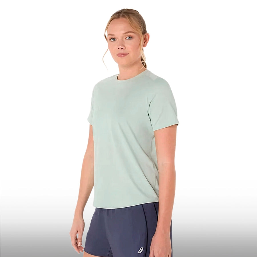 Asics Blusa Silver SS Mujer Lichen Rock