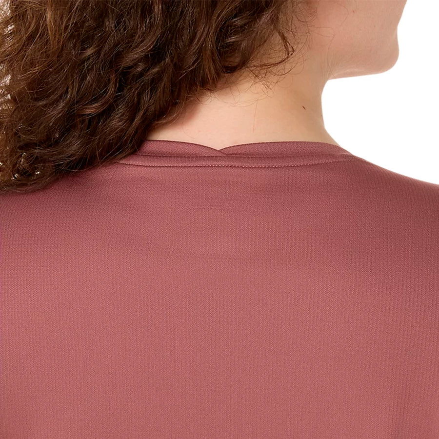 Asics Blusa Silver SS Mujer Rubble Red