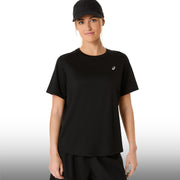 Asics Blusa Silver SS Top Mujer Black