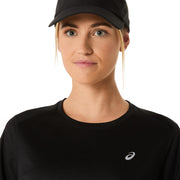 Asics Blusa Silver SS Top Mujer Black