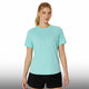 Asics Blusa Silver SS Mujer Illuminate Mint
