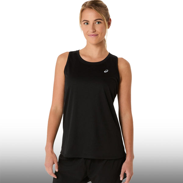 Asics Blusa Silver Tank Black