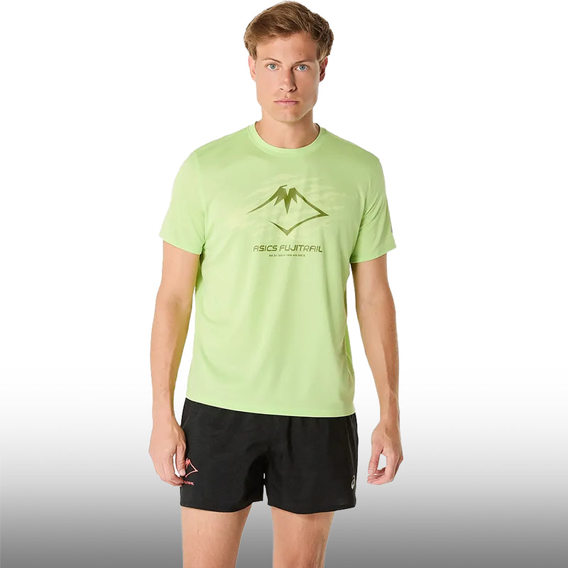 Asics Camiseta Fujitrail Hombre Lime Green