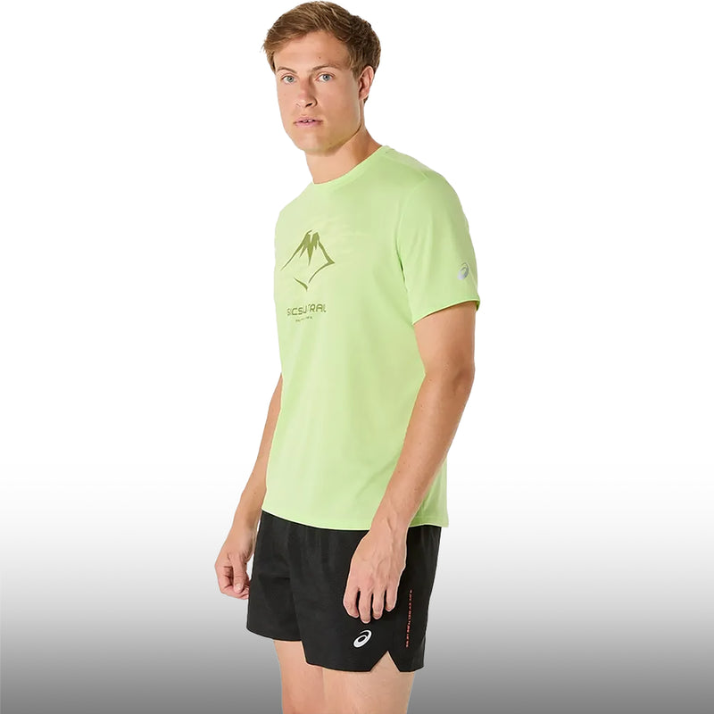 Asics Camiseta Fujitrail Hombre Lime Green