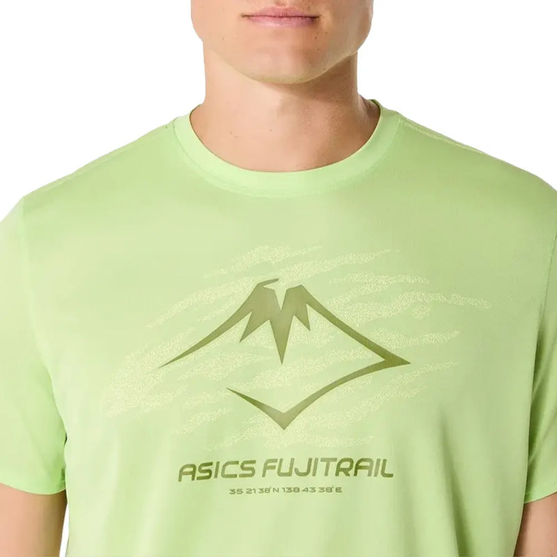 Asics Camiseta Fujitrail Hombre Lime Green