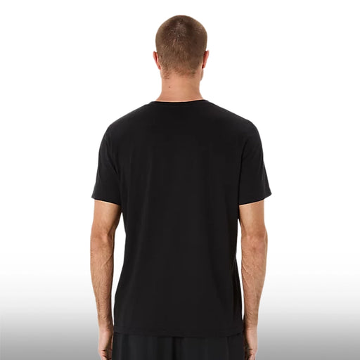 Asics Camiseta HEX Graphic Cotton Blend Tee Hombre Performance Black