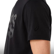 Asics Camiseta HEX Graphic Cotton Blend Tee Hombre Performance Black