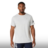 Asics Camiseta Icon SS Hombre Cloud Grey Midnight