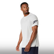 Asics Camiseta Icon SS Hombre Cloud Grey Midnight