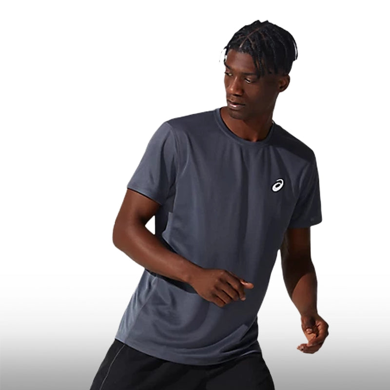 Asics Camiseta Silver SS Top Hombre Illusion Blue Black