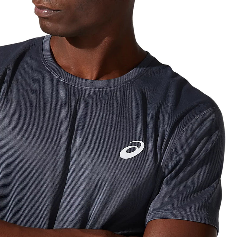 Asics Camiseta Silver SS Top Hombre Illusion Blue Black