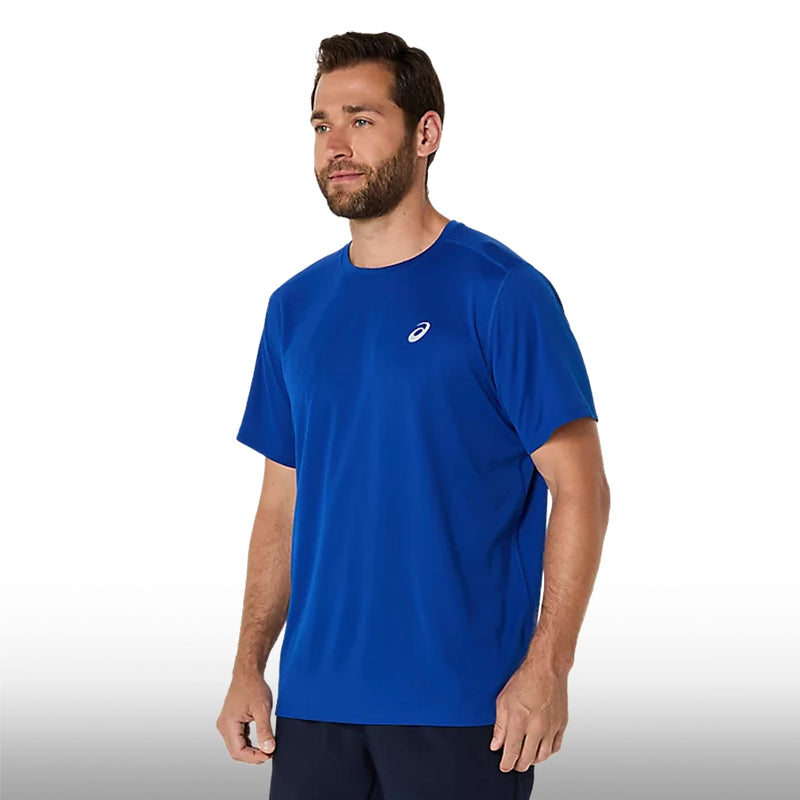 Asics Camiseta Silver Short Sleeve Top Hombre Blue Illusion Blue Black