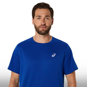 Asics Camiseta Silver Short Sleeve Top Hombre Blue Illusion Blue Black