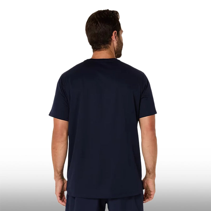 Asics Camiseta Silver Short Sleeve Top Hombre Midnight