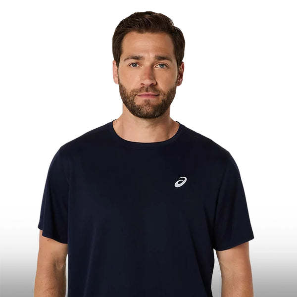 Asics Camiseta Silver Short Sleeve Top Hombre Midnight