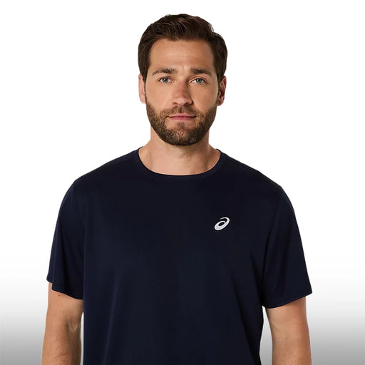 Asics Camiseta Silver Short Sleeve Top Hombre Midnight
