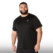 Asics Camiseta Silver Short Sleeve Top Hombre Performance Black