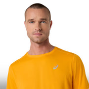 Asics Camiseta Silver Short Sleeve Top Hombre Yamabuki