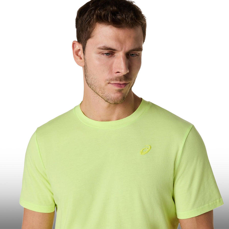 Asics Camiseta Spiral Embroidery Tee Lucid Yellow
