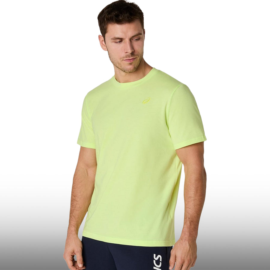 Asics Camiseta Spiral Embroidery Tee Lucid Yellow