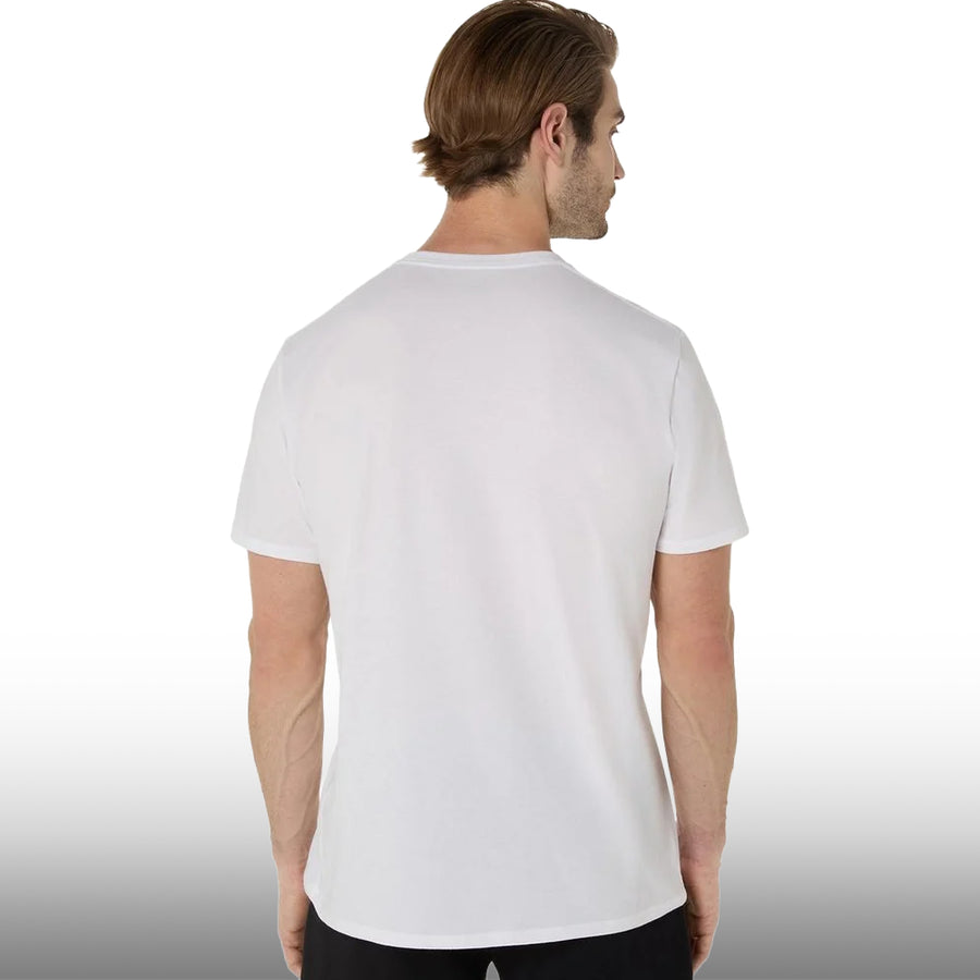 Asics Camiseta Spiral Logo Graphic Cotton Blend Tee Brilliant White