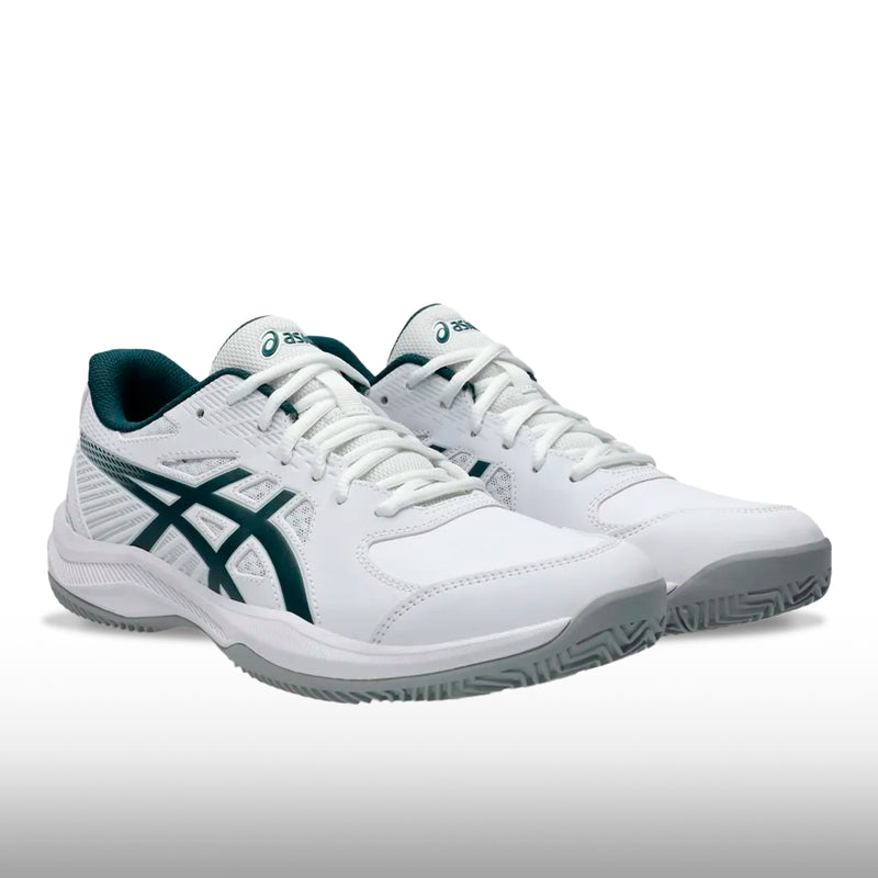 Asics Court Slide 4 Clay OC Hombre White Saxon Green