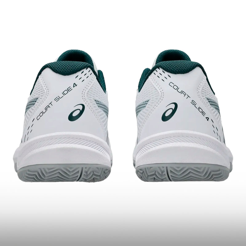Asics Court Slide 4 Clay OC Hombre White Saxon Green