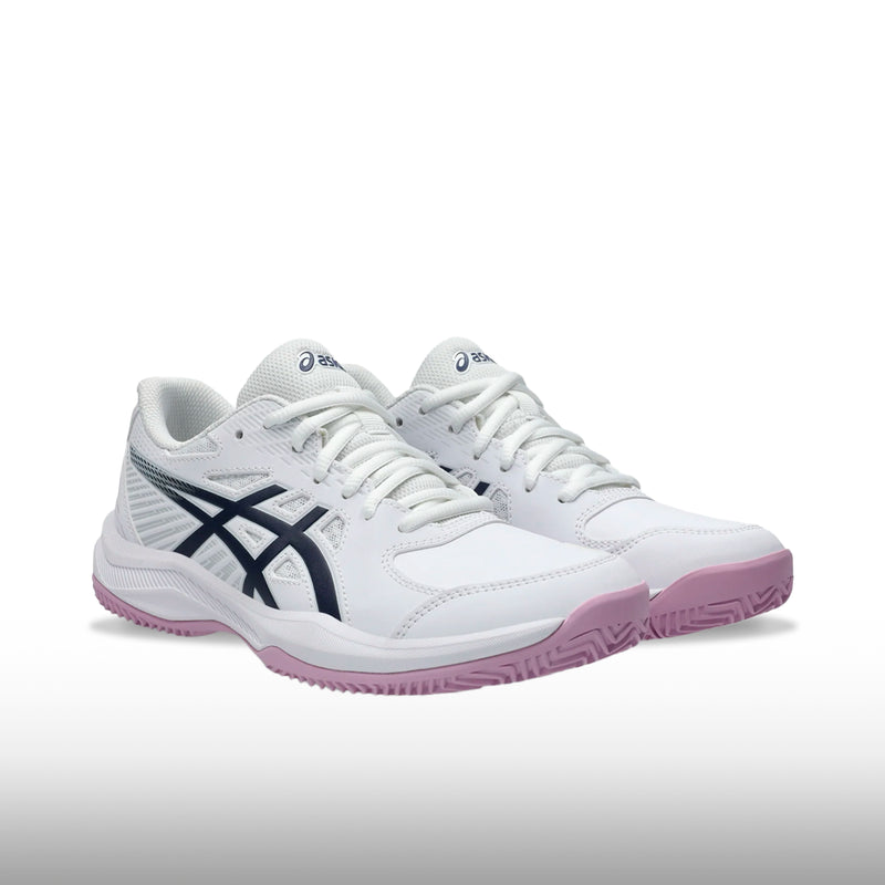 Asics Court Slide 4 Clay OC Mujer White Indigo Fog